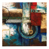 Quadro Decorativo Tela À Oléo Abstrato Cores 100x100