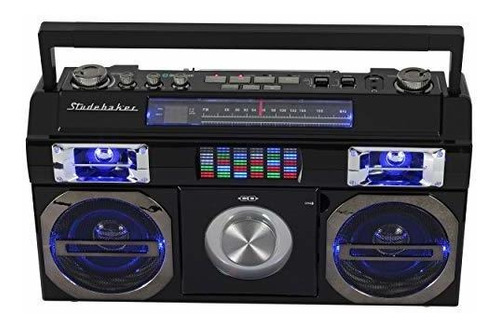 Estéreo Studebaker Sb2145b Bluetooth Fm Radio -negro