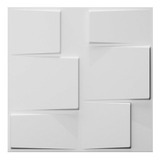 Art3d Paneles Decorativos 3d Diseño Cuadrado 12 Pcs Blanco