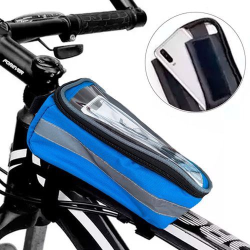 Alforja Bicicleta Bolso Porta Celular Objetos Impermeable