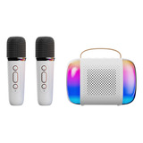 Micrófono Con Luz Para Máquina De Karaoke, Altavoz, Micrófon