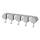 Estante De Almacenamiento Para Fregonas De Baño W No Perfora