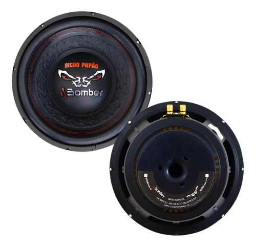 Alto Falante Subwoofer 12 Pol Bomber Bicho Papão 600w 4 Ohms