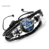 Pulsera Brazalete, Noche Estrellada Van Gogh + Bolsa Regalo