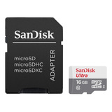 Micro Sd 16gb Sandisk Ultra C10 Memoria