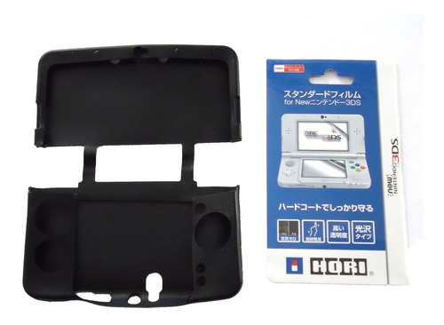 ¡¡¡ Kit Funda De Silicón Y Micas Para Nintendo New 3ds !!!