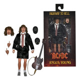 Ac Dc Angus Young Neca Figura Articulada De Lujo Rock