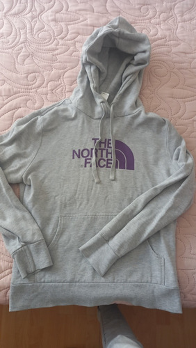 Poleron North Face Mujer Gris Original M