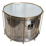 Surdo 24 X 10 Inca Percusión Ato 40cm-casco Pulido Zincados 