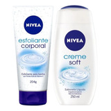 Kit Nivea Sabonete Líquido + Esfoliante Corporal 