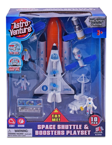 Juego De Set Infantil Cohete Espacial Astro Venture 10 Pzs