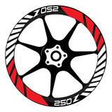 Stickers Reflejantes Rojos Para Moto  250z 