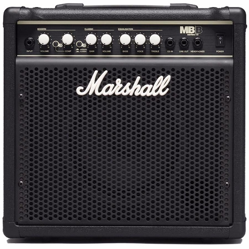 Amplificador Para Bajo Marshall Mb15  Bajo 15w Color Negro