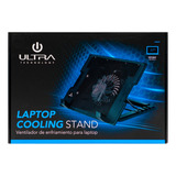 Ventilador Notebook 10 A 17 Ultra 250 2 Usb Luz Azul