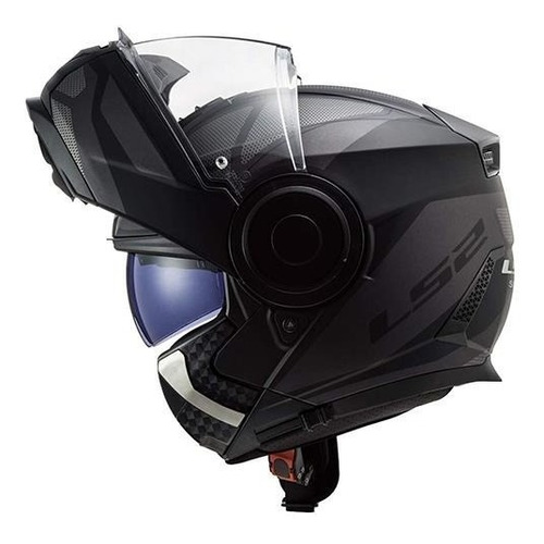 Casco Abatible Ls2 Scope Axisnegro Titanio Mate Talla M L Xl