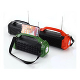 Radio Parlante Linterna Con Panel Solar Fm / Bluetooth Usb