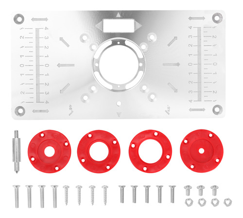 Placa De Inserción Para Enrutador, Placa De Aluminio, Grabad