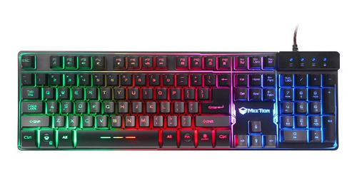 Teclado Gamer Meetion Retroiluminado Anti Ghost Ergonomico