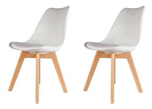 Sillas Tulip Eames Nordicas Modernas Comedor Cocina X2