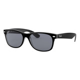 Ray Ban Rb2132 6398/y5 New Wayfarer Negro Gris Transparente