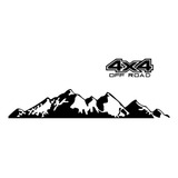 Stickers Road (44 X 17 Cm) +mountain 4x4 Off Stickers Con Es