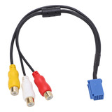 Adaptador De Cable De 6 Pines Av 3040 Port Car 3rca Audio Ve