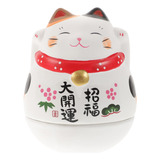 Stobok Roly Poly Maneki Neko - Figura De Gato De La Suerte .