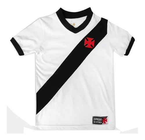 Camisa Infantil Retro Vasco Da Gama 1948 Expresso Oficial