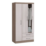 Closet Yardas 3 Puertas 2 Cajones Modelo Y443 Bicolor