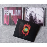 Lote 3 Cd Pearl Jam Ten Vs Binaural (nuevos Sellados)