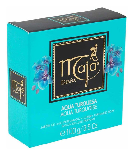 Jabón En Barra Maja Aqua Turquesa 100g