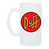 Tarro Cervecero 16oz Cerveza Duff Los Simpsons Duff Beer