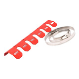 Set De 25 Cm Accesorio De Seguridad Silenciador Rojo