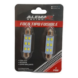 Foco Led Interior Tipo Fusible Mediano Blanco Tunix 4 Piezas