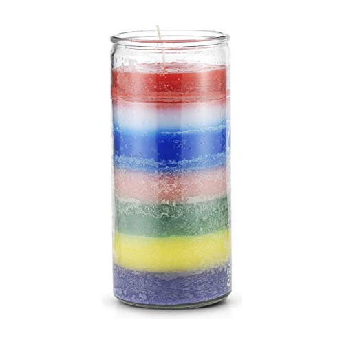 Velas De 7 Colores Para Suerte, Protección Y Sanación