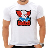 Camiseta Camisa Programa Infantil Palhaço Bozo Branca M28