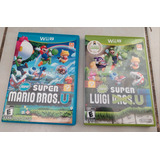 Dos Juegos Wii U New Super Mario Y Luigi Bros U 