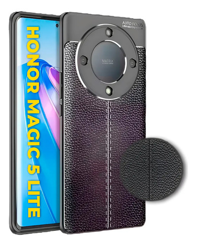 Funda Para Honor Magic 5 Lite Tpu Leather Case + Mica Hidrogel Hd | MercadoLibre