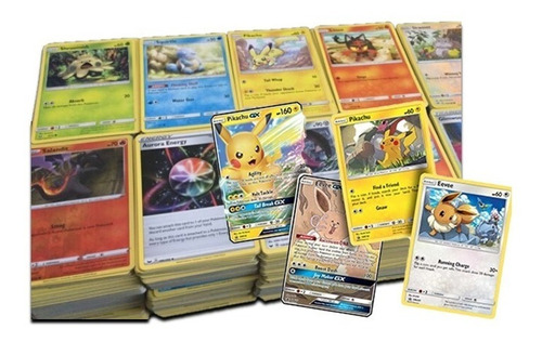 Paquete De 100 Cartas Holo Pokemon Tcg $550