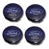 Kit Tapas X4 Centro De Llanta Ford Focus Kinetic Ecosport 