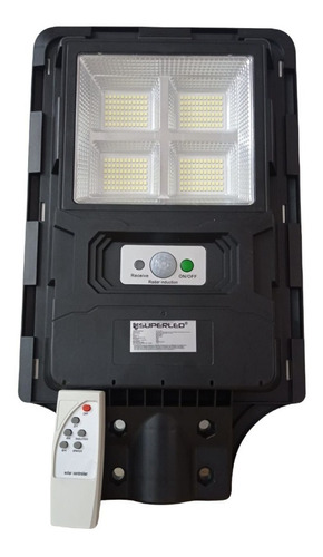 Lampara Led Solar A/p  100w Control Y Sensor