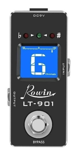 Mini Pedal Afinador Tuner Guitarra Rowin Lt-901 + Nf + Gtia