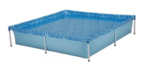 Piscina Quadrada Mor 1.500 Litros Lona De Pvc