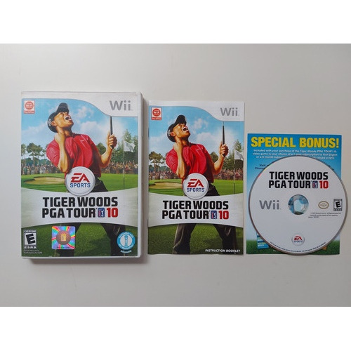 Tiger Woods Pga Tour 10 Nintendo Wii Jogo Original Game + Nf