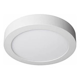 Spot Panel Led Aplicar Techo 24w Circular Luz Fria Color Blanco