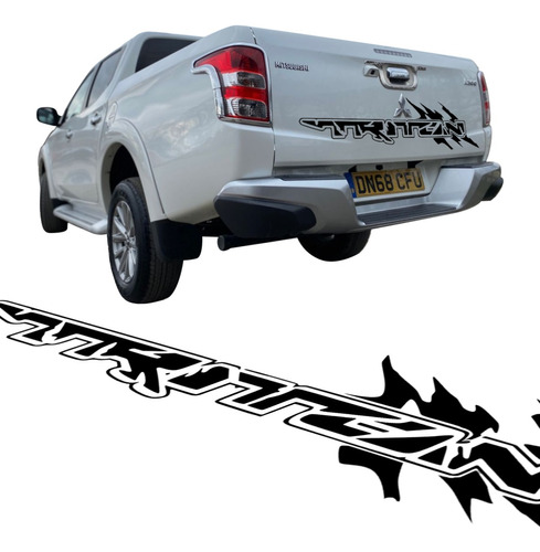 Logo Adhesivo Sticker  Portalón Trasero Mitsubishi L200