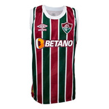 Camisa Fluminense Regata Basquete 2024 Masculino Oficial