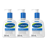 Combo X3 Cetaphil Gel Limpiador Facial Para Piel Grasa 300ml