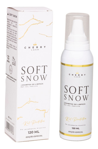 Soft Snow Cherry Espuma Limpeza Shampoo Cílios Extensão