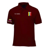 Camiseta Tipo Polo Venezuela Personalizada Logos Bordados